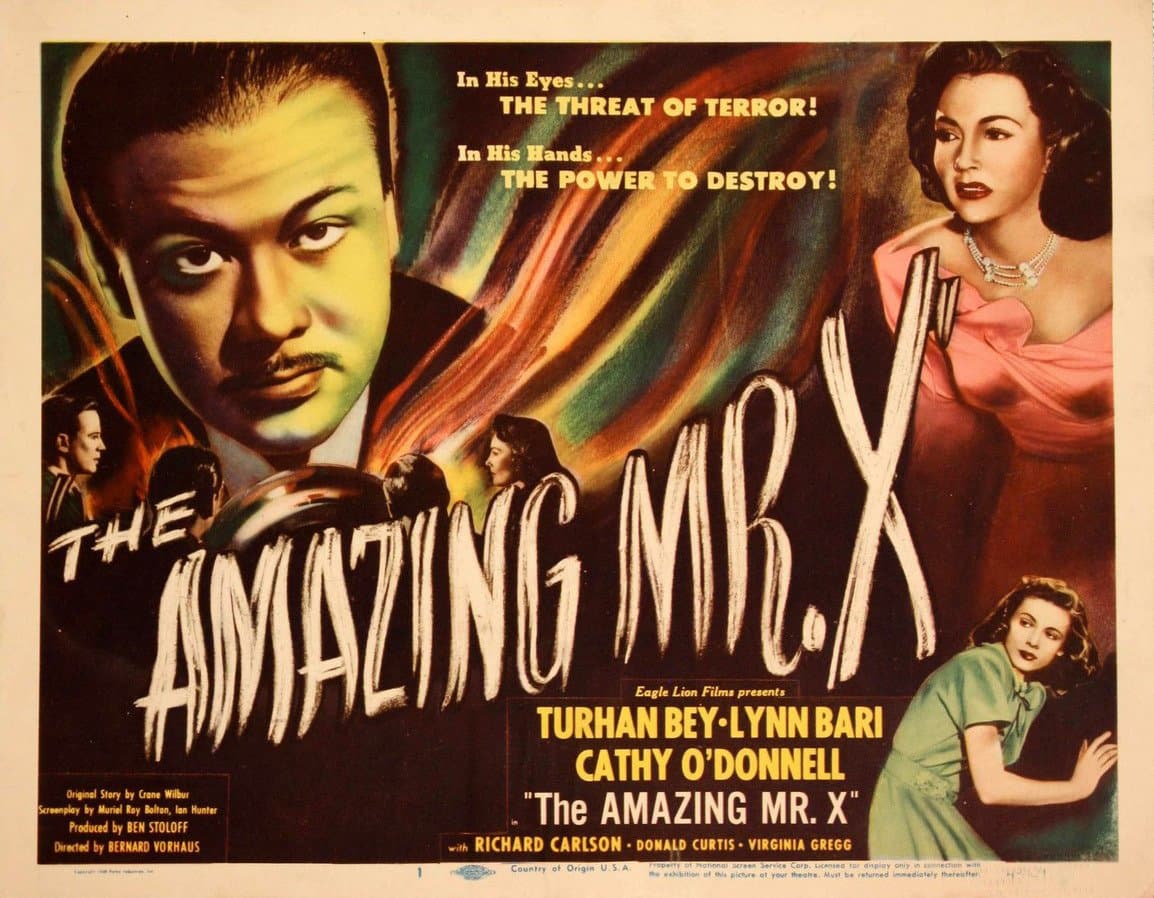 The Amazing Mr. X poster